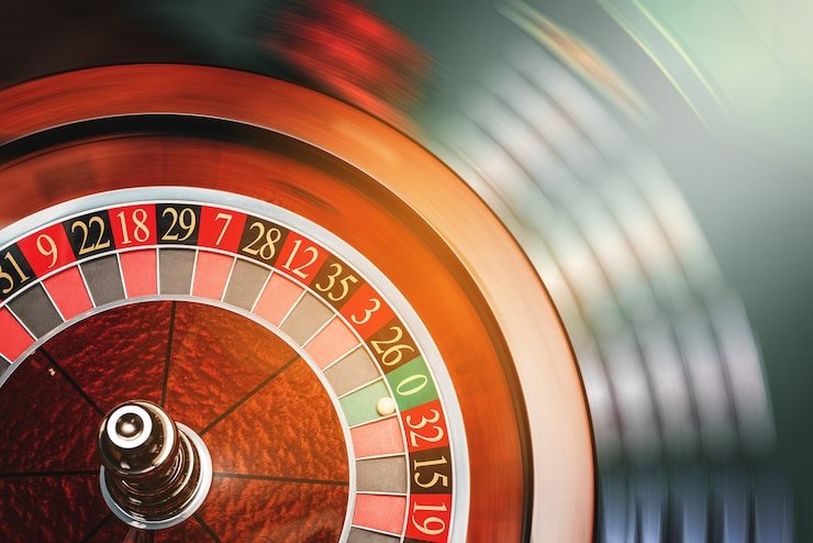 Meja Bandar Poker live dealer di hbtoto dengan tampilan multi-kamera